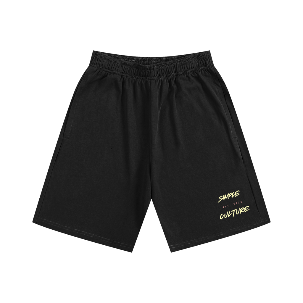 Simple Heavyweight Cotton Shorts