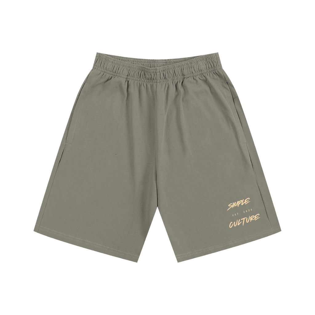 Simple Heavyweight Cotton Shorts